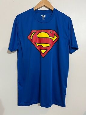 DC Comics Blue Superman Shield Short Sleeve Tee
